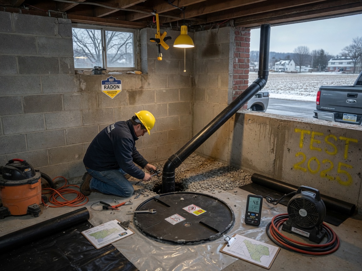 radon mitigation in Dallastown