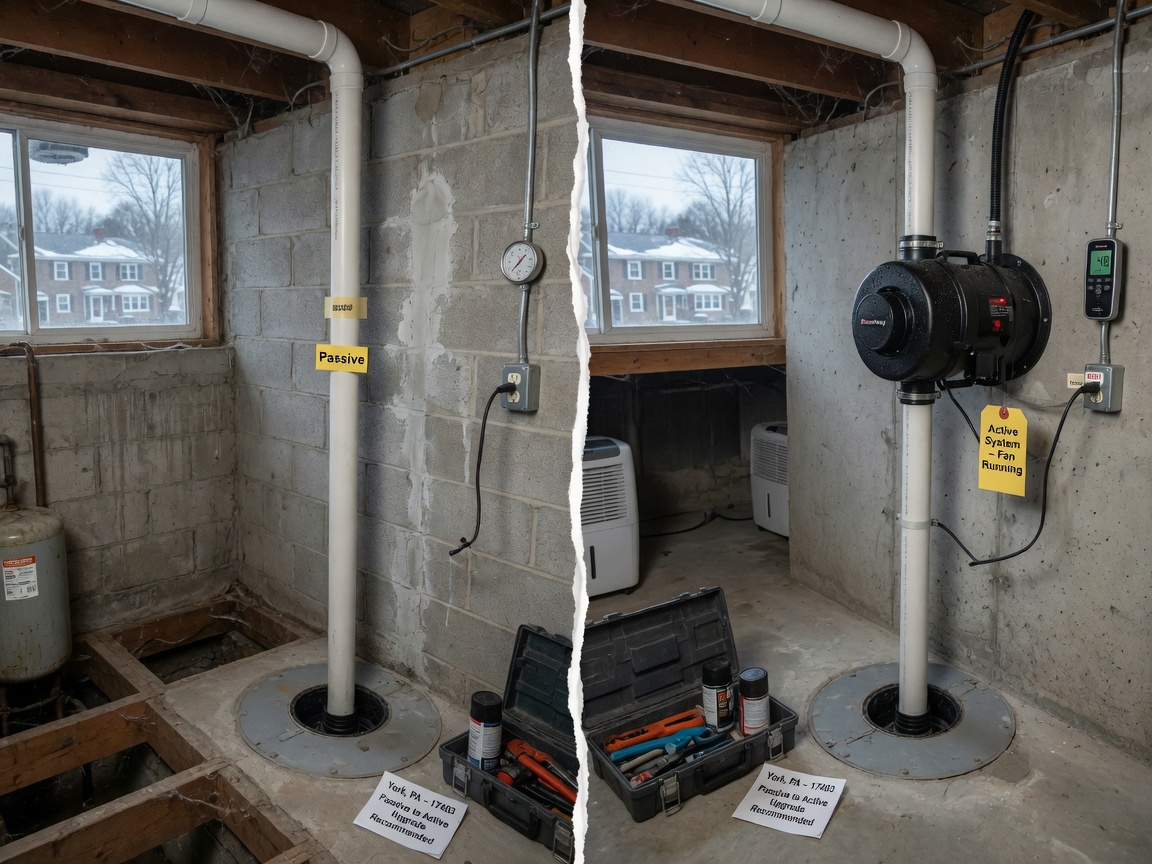 radon mitigation in West York