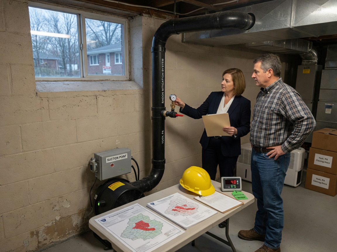 Selling or Buying a Home With Radon in Pennsylvania: What York County Buyers and Sellers Need to Know