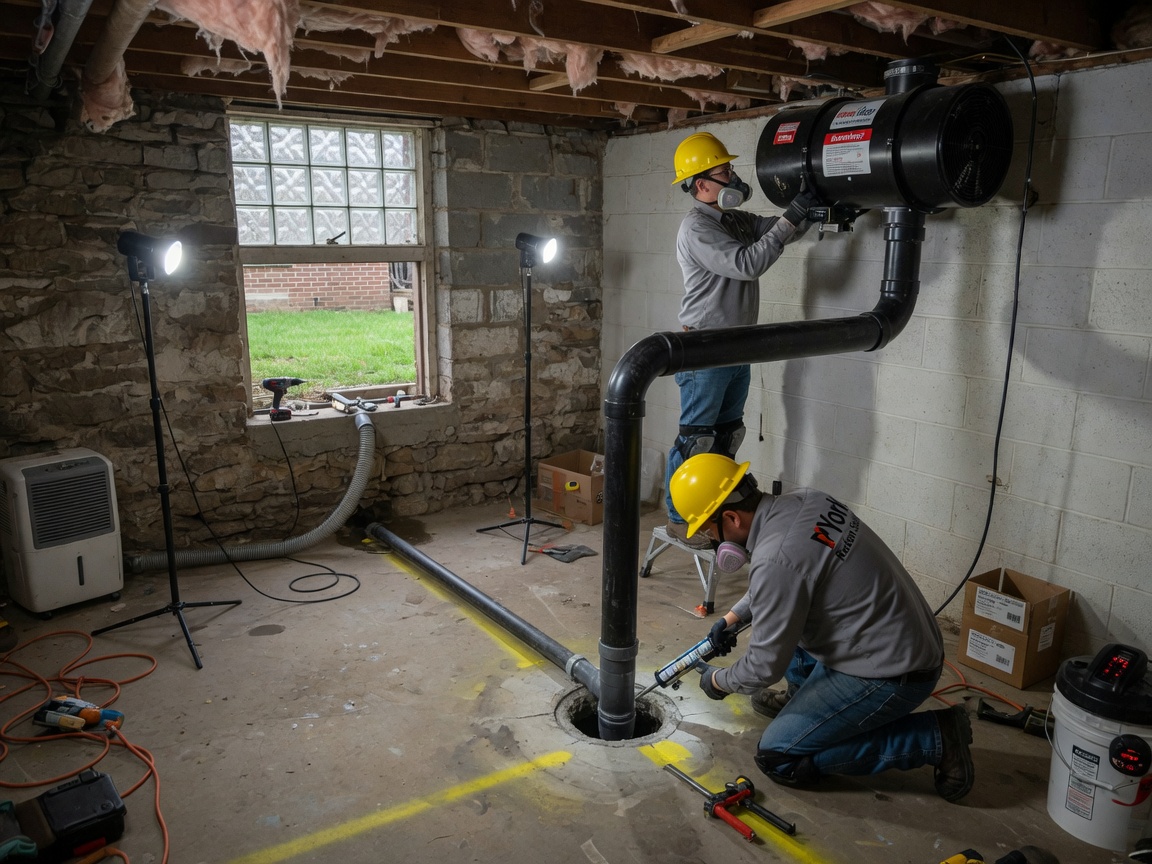 Radon Mitigation in Springettsbury Township, PA 17402