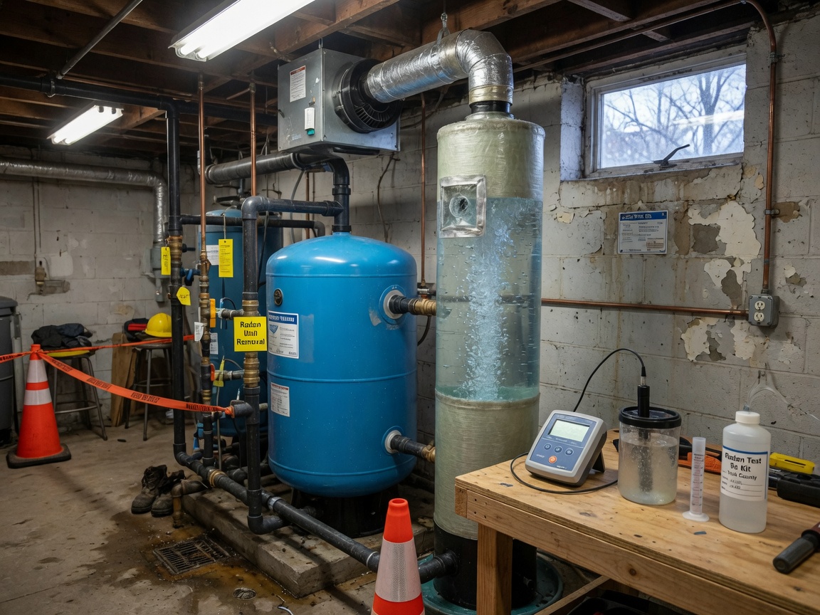 radon mitigation in Red Lion